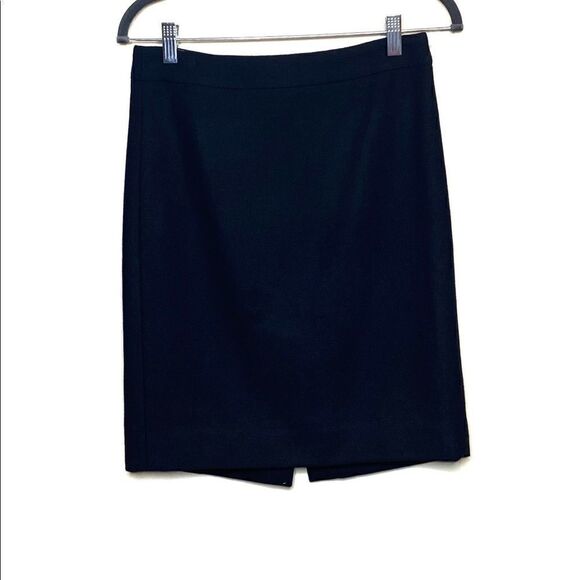 J. Crew Factory black wool pencil skirt size 0 - Picture 2 of 16
